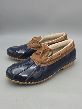 JBU by Jambu Women's Size 7 1/2 M Woodbury Waterproof Chocolate Brown Duck Shoes